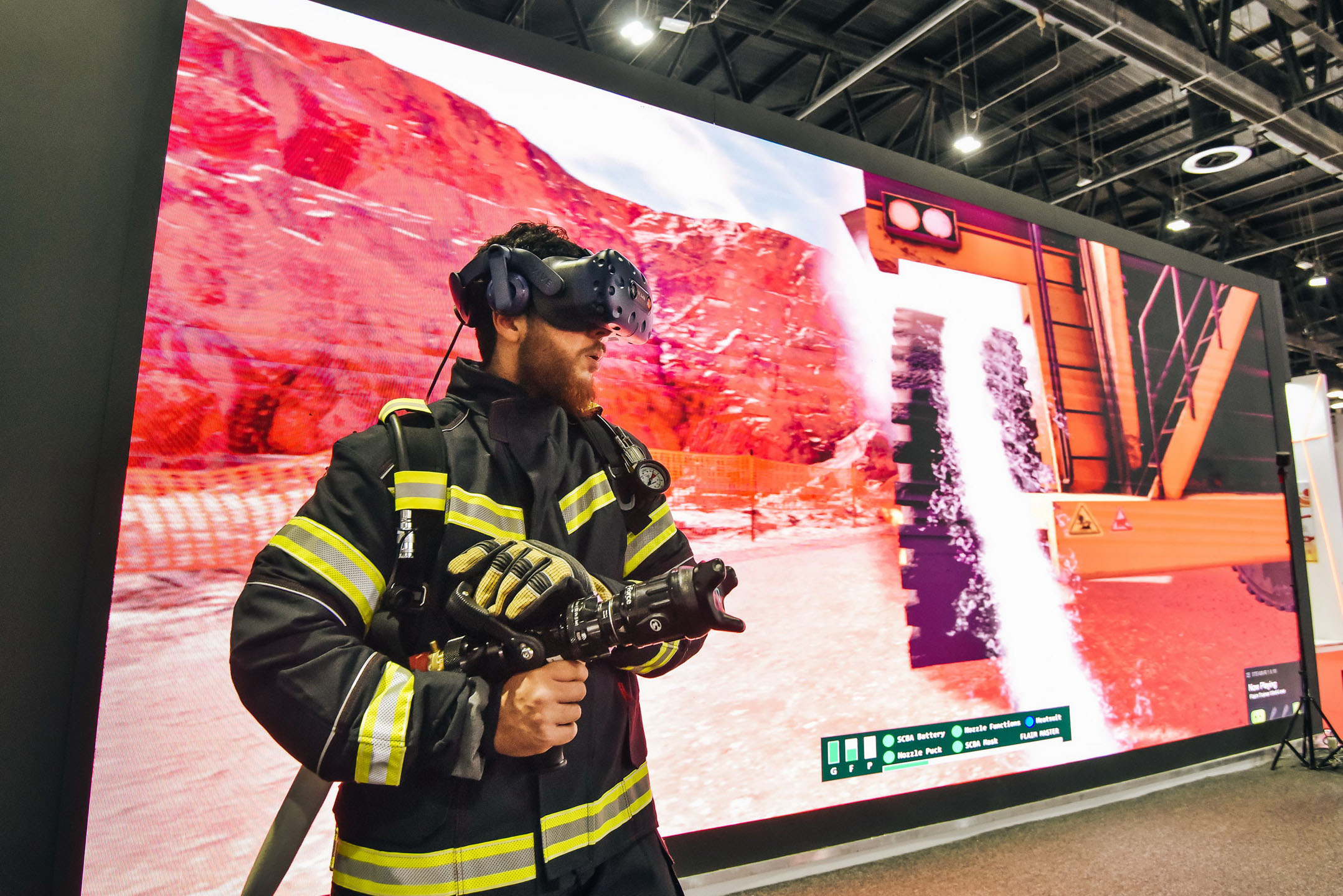 VR Fighting at Intersec 2020