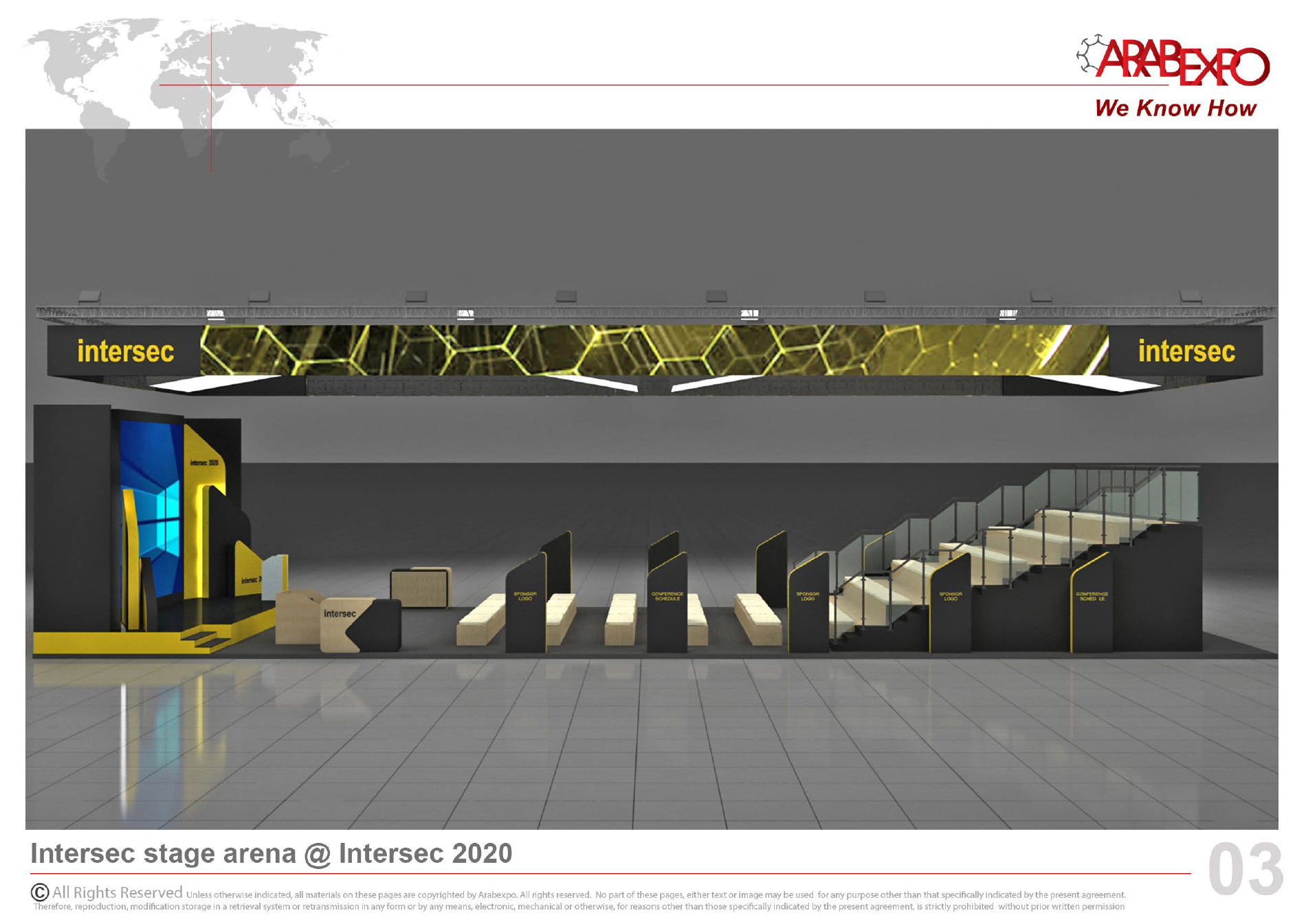 Intersec Arena mock up