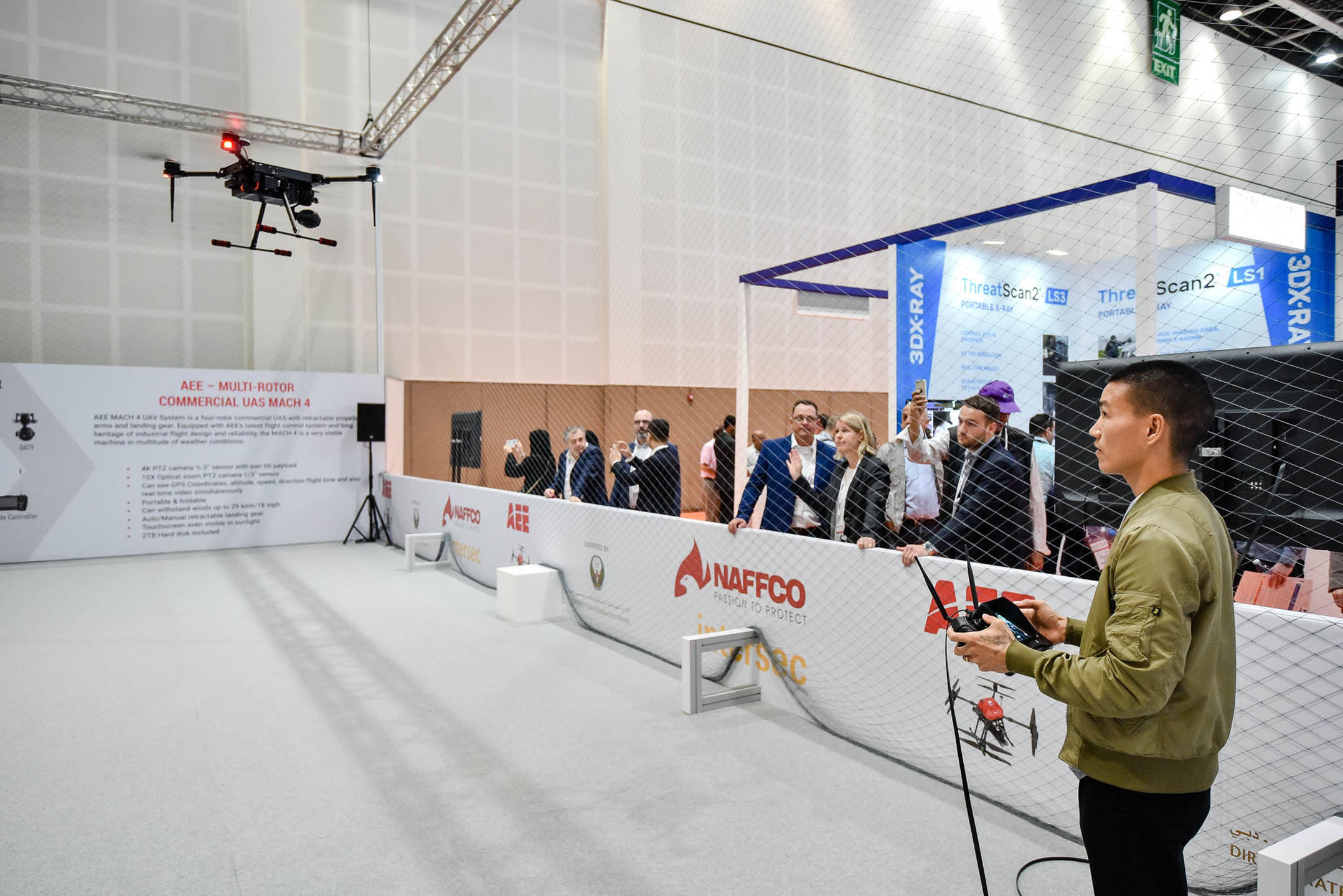 Drone Zone Demonstration at Intersec 2020