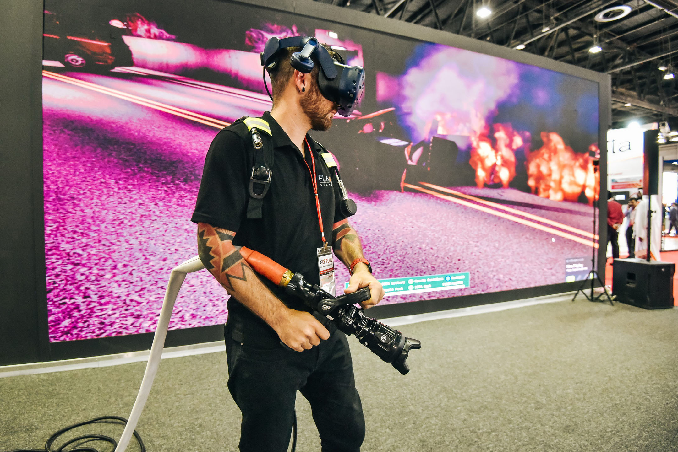 VR Fighting at Intersec 2020