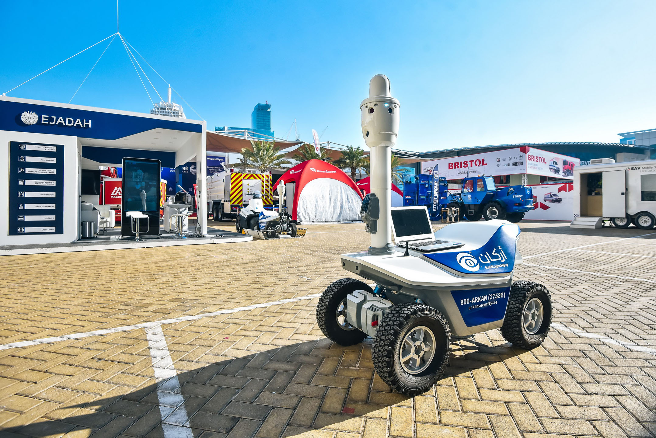 Outdoor Demonstration at Intersec 2020