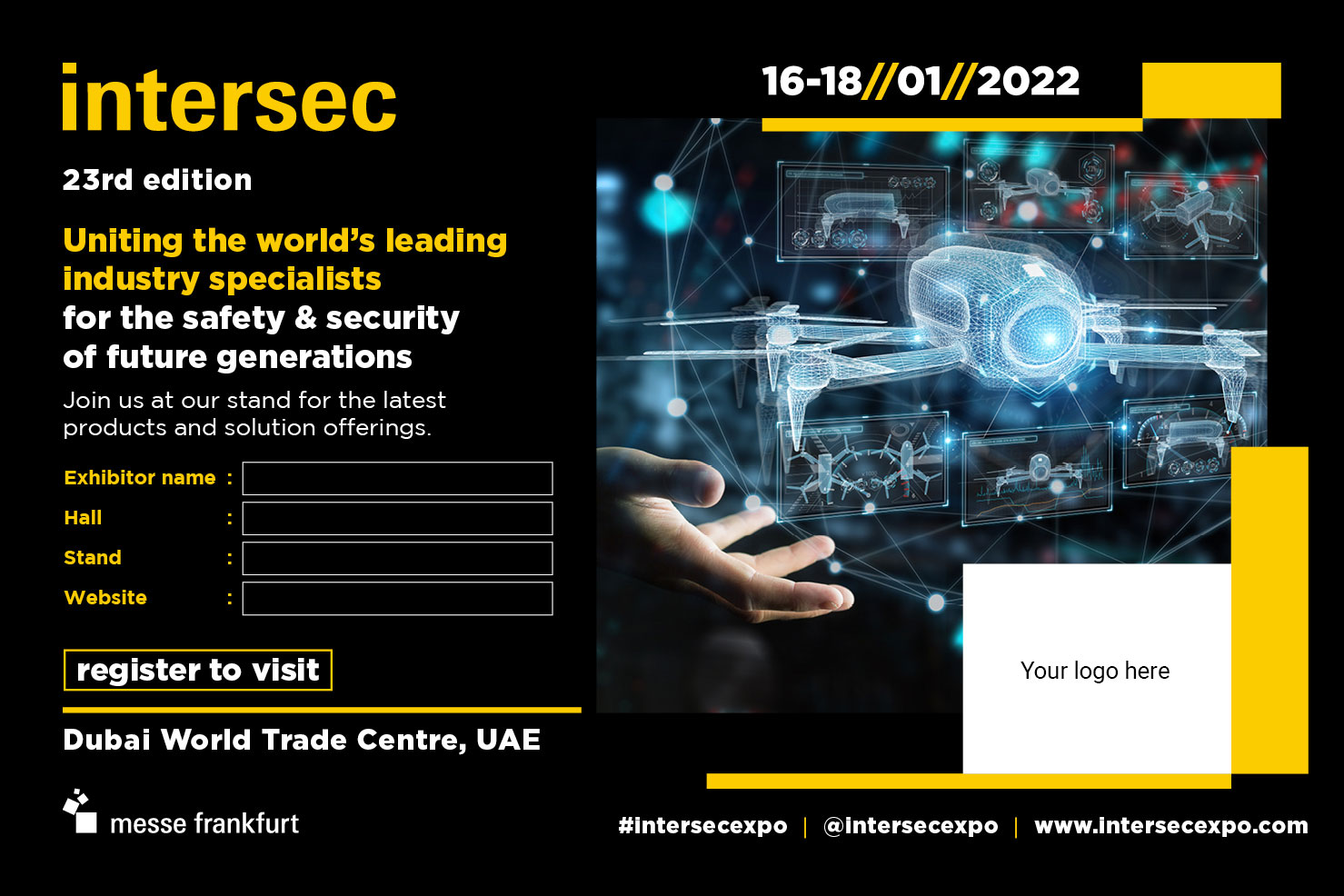 Intersec Dubai - Personalised E-card